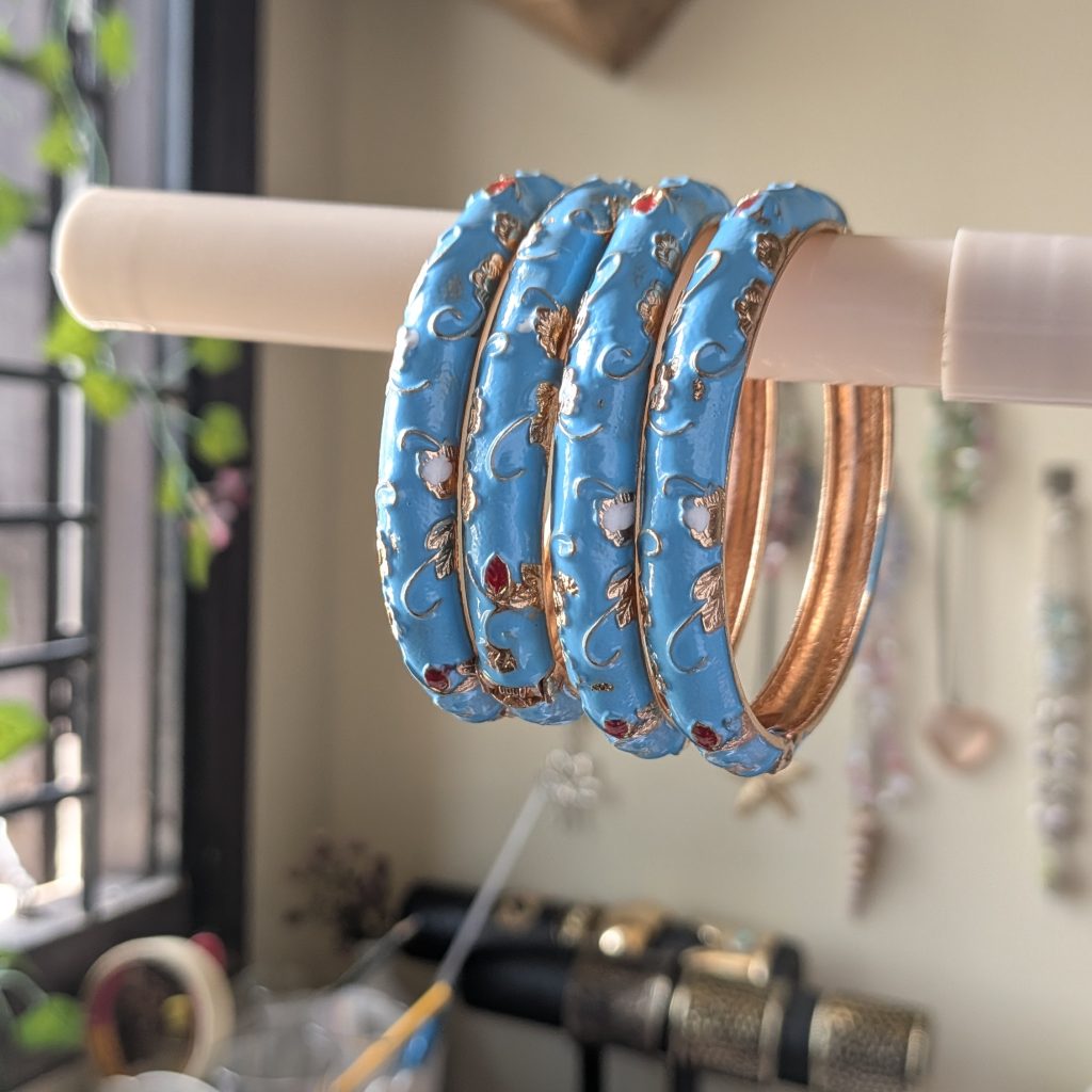 Handcrafted Floral Enamel Bangles