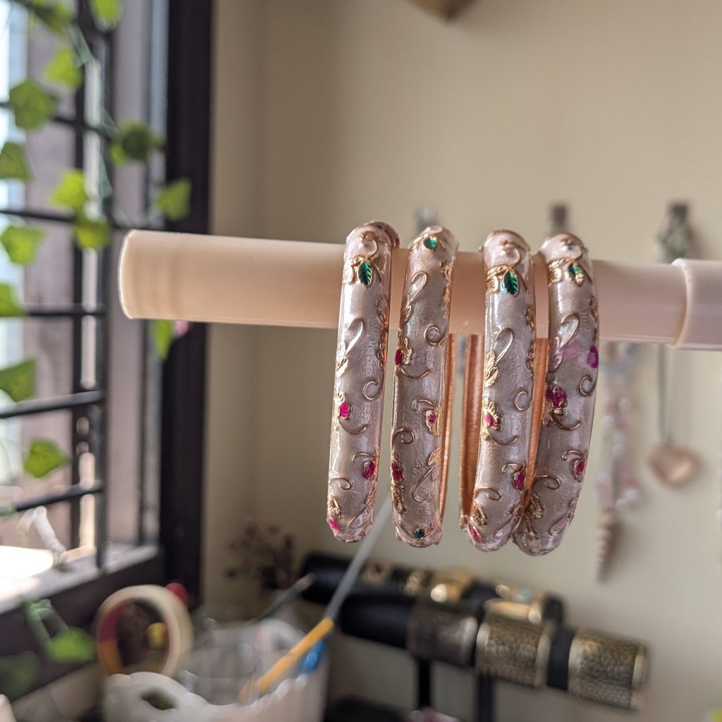 Handcrafted Floral Enamel Bangles