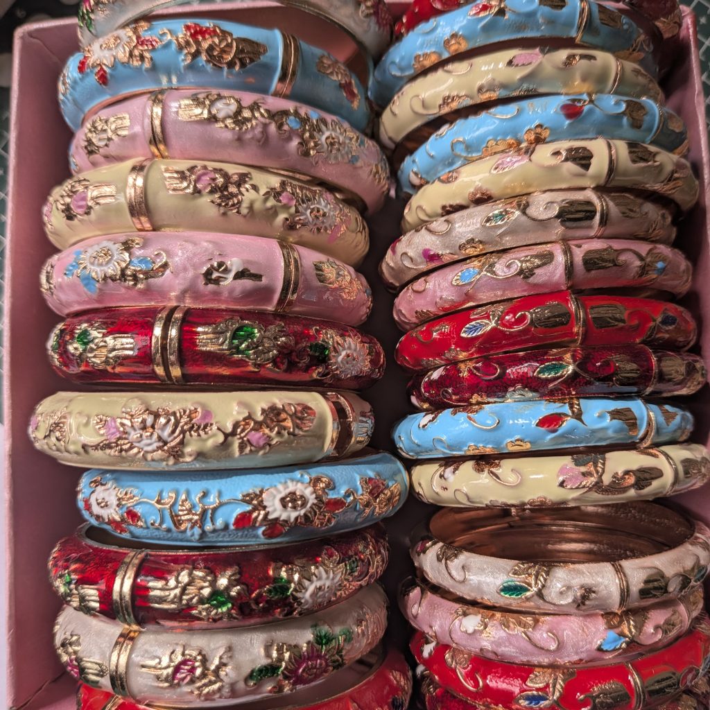 Handcrafted Floral Enamel Bangles